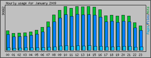 Hourly usage